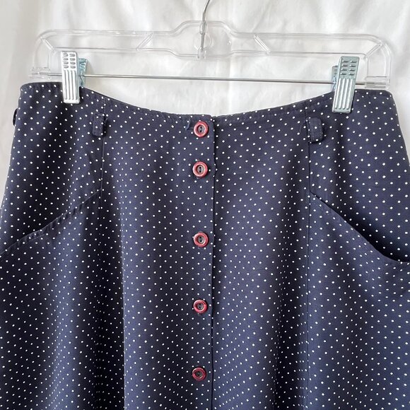 Vintage Two Roads Polka-Dot Full A-Line Skirt, Size 11, Excellent Condition! - Picture 8 of 8
